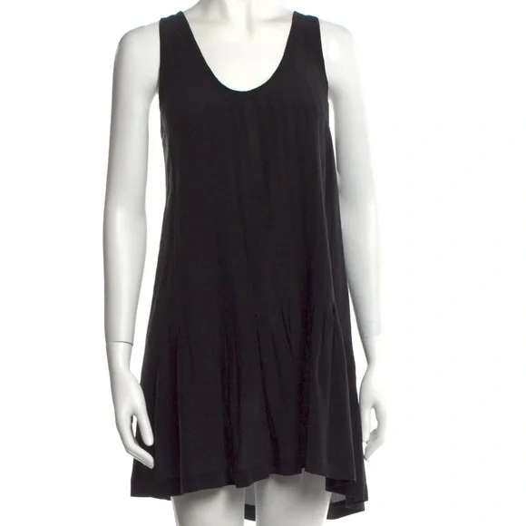 joie black silk dress Gretchen Scott Ruff Neck Dress in Plaidly Cooper Red
